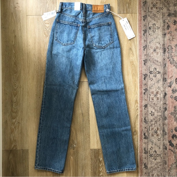 NWT Aritzia Denim Forum New Joni High Rise Loose in 4 Yrs Retro Mid Bleu - Picture 12 of 16